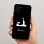 כיסוי בעיצוב אישי עם השם שלך לדגם - Samsung Galaxy A04 בעיצוב ג'ירפה באפריקה