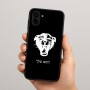 כיסוי בעיצוב אישי עם השם שלך לדגם - Samsung Galaxy A04 בעיצוב פני פנטרה