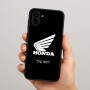 כיסוי בעיצוב אישי עם השם שלך לדגם - Samsung Galaxy A04 בעיצוב הונדה