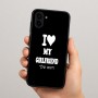 כיסוי בעיצוב אישי עם השם שלך לדגם - Samsung Galaxy A04 בעיצוב אוהב את החברה שלי