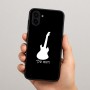 כיסוי בעיצוב אישי עם השם שלך לדגם - Samsung Galaxy A04 בעיצוב גיטרה