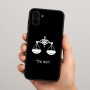 כיסוי בעיצוב אישי עם השם שלך לדגם - Samsung Galaxy A04 בעיצוב מזלות - מאזניים