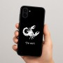 כיסוי בעיצוב אישי עם השם שלך לדגם - Samsung Galaxy A04 בעיצוב מזלות - עקרב