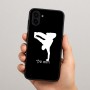 כיסוי בעיצוב אישי עם השם שלך לדגם - Samsung Galaxy A04 בעיצוב ברייקדאנס