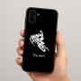 כיסוי בעיצוב אישי עם השם שלך לדגם - Samsung Galaxy A04 בעיצוב אופנוע שלג