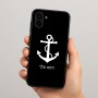 כיסוי בעיצוב אישי עם השם שלך לדגם - Samsung Galaxy A04 בעיצוב לעגן