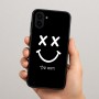 כיסוי בעיצוב אישי עם השם שלך לדגם - Samsung Galaxy A04 בעיצוב סמיילי