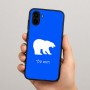 כיסוי בעיצוב אישי עם השם שלך לדגם - Samsung Galaxy A04 בעיצוב דוב