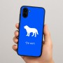 כיסוי בעיצוב אישי עם השם שלך לדגם - Samsung Galaxy A04 בעיצוב כלב