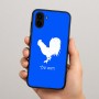 כיסוי בעיצוב אישי עם השם שלך לדגם - Samsung Galaxy A04 בעיצוב תרנגול