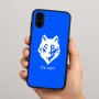 כיסוי בעיצוב אישי עם השם שלך לדגם - Samsung Galaxy A04 בעיצוב זאב