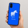 כיסוי בעיצוב אישי עם השם שלך לדגם - Samsung Galaxy A04 בעיצוב זברה