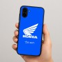 כיסוי בעיצוב אישי עם השם שלך לדגם - Samsung Galaxy A04 בעיצוב הונדה