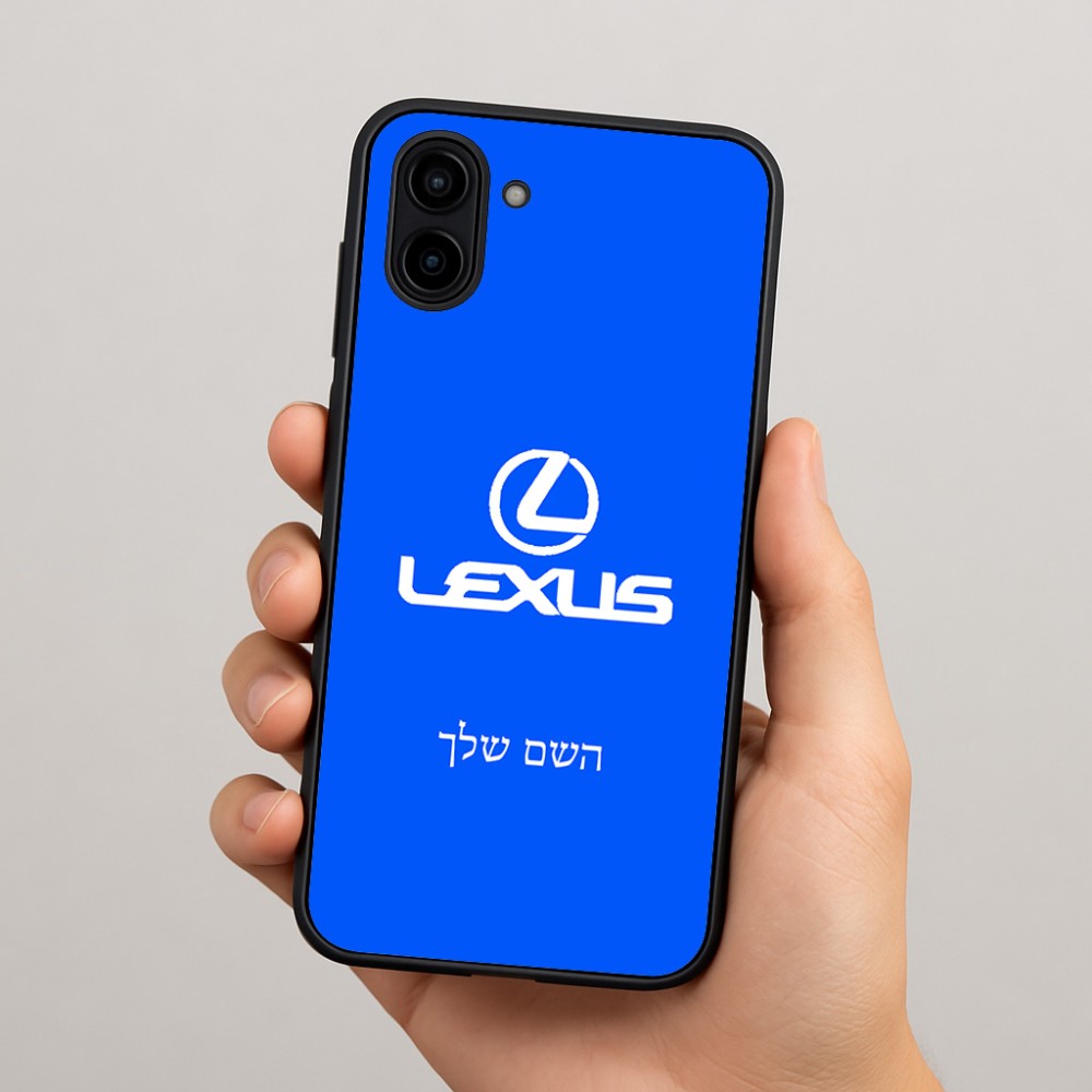 כיסוי בעיצוב אישי עם השם שלך לדגם - Samsung Galaxy A04 בעיצוב לקסוס