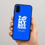 כיסוי בעיצוב אישי עם השם שלך לדגם - Samsung Galaxy A04 בעיצוב נשקי את חבר שלי
