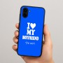 כיסוי בעיצוב אישי עם השם שלך לדגם - Samsung Galaxy A04 בעיצוב אוהבת את החבר שלי
