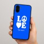 כיסוי בעיצוב אישי עם השם שלך לדגם - Samsung Galaxy A04 בעיצוב אהבה