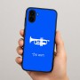 כיסוי בעיצוב אישי עם השם שלך לדגם - Samsung Galaxy A04 בעיצוב חצוצרה