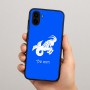 כיסוי בעיצוב אישי עם השם שלך לדגם - Samsung Galaxy A04 בעיצוב מזלות - גדי