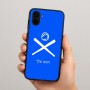 כיסוי בעיצוב אישי עם השם שלך לדגם - Samsung Galaxy A04 בעיצוב כדור בסיס