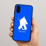כיסוי בעיצוב אישי עם השם שלך לדגם - Samsung Galaxy A04 בעיצוב הוקי שוערים