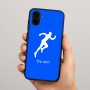כיסוי בעיצוב אישי עם השם שלך לדגם - Samsung Galaxy A04 בעיצוב רץ