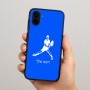 כיסוי בעיצוב אישי עם השם שלך לדגם - Samsung Galaxy A04 בעיצוב שחקן טניס