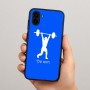 כיסוי בעיצוב אישי עם השם שלך לדגם - Samsung Galaxy A04 בעיצוב הרמת משקולות