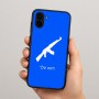 כיסוי בעיצוב אישי עם השם שלך לדגם - Samsung Galaxy A04 בעיצוב אק 47