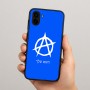 כיסוי בעיצוב אישי עם השם שלך לדגם - Samsung Galaxy A04 בעיצוב אנרכיה