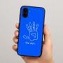 כיסוי בעיצוב אישי עם השם שלך לדגם - Samsung Galaxy A04 בעיצוב יד