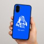 כיסוי בעיצוב אישי עם השם שלך לדגם - Samsung Galaxy A04 בעיצוב סנטה קלאוס