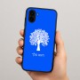 כיסוי בעיצוב אישי עם השם שלך לדגם - Samsung Galaxy A04 בעיצוב עץ