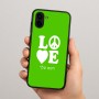 כיסוי בעיצוב אישי עם השם שלך לדגם - Samsung Galaxy A04 בעיצוב אהבה