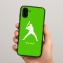 כיסוי בעיצוב אישי עם השם שלך לדגם - Samsung Galaxy A04 בעיצוב שחקן בייסבול