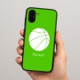כיסוי בעיצוב אישי עם השם שלך לדגם - Samsung Galaxy A04 בעיצוב כדורסל
