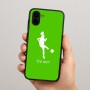 כיסוי בעיצוב אישי עם השם שלך לדגם - Samsung Galaxy A04 בעיצוב שחקנית כדורגל - אישה