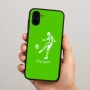 כיסוי בעיצוב אישי עם השם שלך לדגם - Samsung Galaxy A04 בעיצוב שחקן כדורגל