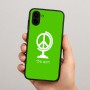 כיסוי בעיצוב אישי עם השם שלך לדגם - Samsung Galaxy A04 בעיצוב גלובוסי שלום