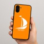 כיסוי בעיצוב אישי עם השם שלך לדגם - Samsung Galaxy A04 בעיצוב סירה
