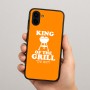 כיסוי בעיצוב אישי עם השם שלך לדגם - Samsung Galaxy A04 בעיצוב מלך הגריל