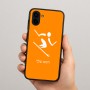 כיסוי בעיצוב אישי עם השם שלך לדגם - Samsung Galaxy A04 בעיצוב סקי אולימפי