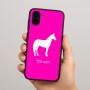 כיסוי בעיצוב אישי עם השם שלך לדגם - Samsung Galaxy A04 בעיצוב סוס
