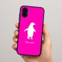 כיסוי בעיצוב אישי עם השם שלך לדגם - Samsung Galaxy A04 בעיצוב פינגווין