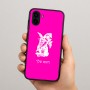 כיסוי בעיצוב אישי עם השם שלך לדגם - Samsung Galaxy A04 בעיצוב ארנב מחזיק גזר