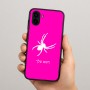 כיסוי בעיצוב אישי עם השם שלך לדגם - Samsung Galaxy A04 בעיצוב עכביש