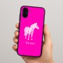 כיסוי בעיצוב אישי עם השם שלך לדגם - Samsung Galaxy A04 בעיצוב זברה