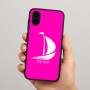 כיסוי בעיצוב אישי עם השם שלך לדגם - Samsung Galaxy A04 בעיצוב סירה