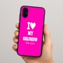 כיסוי בעיצוב אישי עם השם שלך לדגם - Samsung Galaxy A04 בעיצוב אוהב את החברה שלי