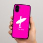 כיסוי בעיצוב אישי עם השם שלך לדגם - Samsung Galaxy A04 בעיצוב גלישה - גלישה